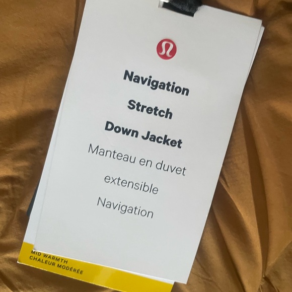 Stylish Gold and Tan Puffer Jacket - Picture 7 of 10